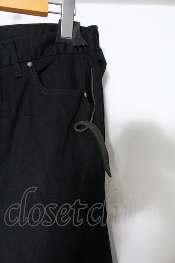 画像2: 【SALE】青激-SEIGEKI-（FAGASSENT パンツ.12oz original stretch BLACK cropped /インディゴ/26 O-22-09-04-070-ET-pa-YM-ZT502 (2)