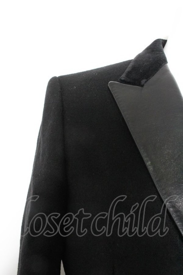 画像3: 【SALE】5351pour les Hommes ジャケット.ラムコンビチェスター /ブラック/1 O-22-10-13-035-53-ja-YM-ZT-ML030 (3)