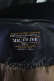 画像9: 【SALE】MR.OLIVE ジャケット.ヘアシープソフトベジレザースポーツブルゾン /ブラック/S T-22-10-18-017-MR-ja-NA-ZT-M102 (9)