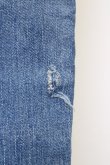 画像4: 【SALE】Moonage Devilment(清春) パンツ.RESOUND CLOTHINGコラボ washed repair skinny /インディゴ/1 T-22-12-10-021-Mo-pa-KN-ZT496 (4)