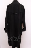 画像2: 【SALE】KIDILL コート.Inferno Wide Coat /ブラックｘパターン/46 O-22-12-28-033-ET-ou-YM-ZT145 (2)