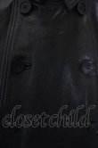 画像3: 【SALE】NO ID. コート.ラムレザーWブレスト /ブラック/2 O-23-01-22-002-NO-ou-YM-ZT-ML011 (3)