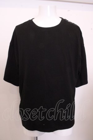 画像: 【SALE】GreenEyedMonster Tシャツ.ロゴラベルBIG /ブラック/ O-23-01-24-043-GR-ts-YM-ZT025