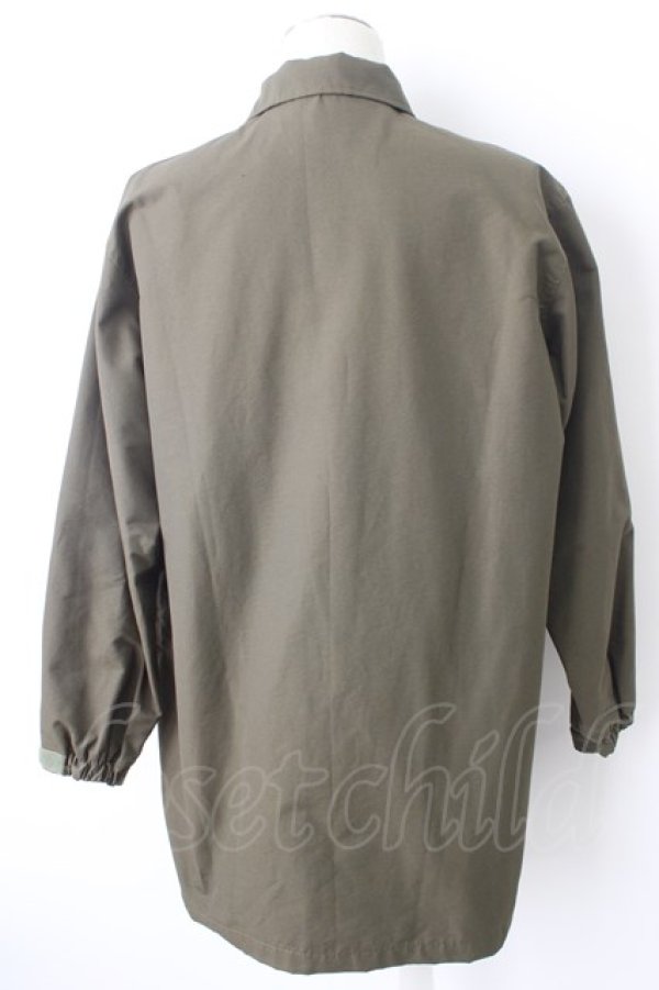 画像2: 【SALE】MR.OLIVE ジャケット.ウォータープルーフグログランコーチコート /カーキ/S T-23-01-25-001-MR-ja-ET-ZT385 (2)