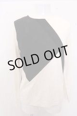 画像: 【WINTERセール】5351pour les Hommes カットソー.モノトーンカラーブロックロング /ブラックｘホワイト/44 O-23-01-26-022-53-to-YM-ZT167