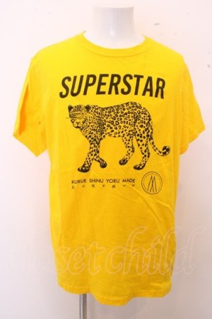 画像: 【SALE】MARDIGRAS(SADS清春) Tシャツ.SUPER PANTHER /イエロー/ O-23-01-26-037-MA-ts-YM-ZT167