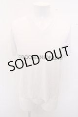 画像: NIL DUE / NIL UN Tシャツ.OVERSIZED V TEE O-23-01-30-037-ND-to-YM-ZT204