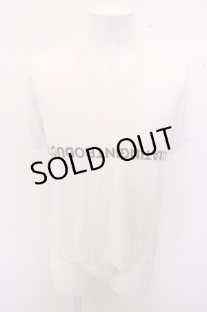 画像: NIL DUE / NIL UN Tシャツ.OVERSIZED V TEE O-23-01-30-037-ND-to-YM-ZT204