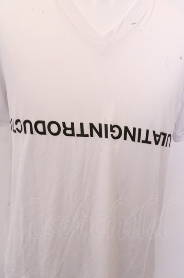 画像2: 【SALE】NIL DUE / NIL UN Tシャツ.OVERSIZED V TEE O-23-01-30-037-ND-to-YM-ZT204 (2)