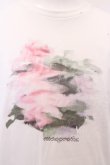 画像2: 【SALE】meagratia Tシャツ.print S/S /ホワイト/2 O-23-02-27-006-ME-ts-YM-ZT276 (2)