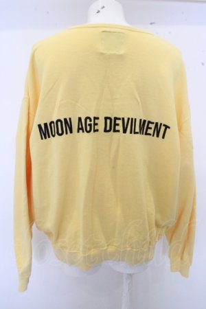 画像: 【SALE】Moonage Devilment(清春) カットソー.Embroidery Pull Over /イエロー/44 O-23-02-27-016-Mo-sho-YM-ZT276