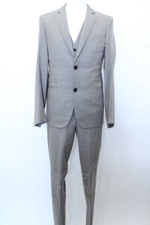画像: 【SALE】junhashimoto スーツ.3D JACKET 4PK VEST 3D 19cm PANTS SET /グレイ/ O-23-03-09-039-ju-ja-YM-ZT162