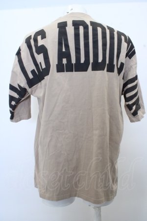 画像: 【SALE】GALLIS ADDICTION Tシャツ.バックラバープリント /ベージュ/3 O-23-03-14-098-GA-ts-YM-ZT021
