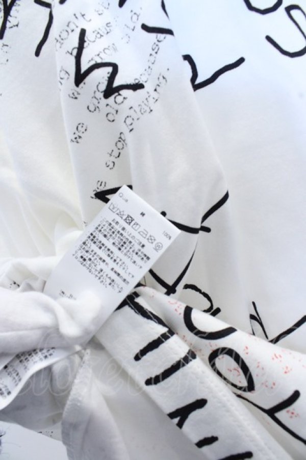 画像3: 【WINTERセール】FUGA Tシャツ.総柄 /ホワイト/44 O-23-03-17-009-FU-ts-YM-ZT226 (3)