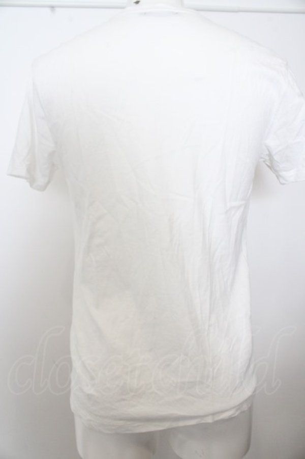 画像3: 【SALE】GUILD PRIME Tシャツ.ロゴVネック /ホワイト/1 O-23-04-06-013-GU-to-YM-ZT434 (3)