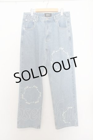 画像: 【SALE】OY パンツ.ROUND LOGO JEANS-BLUE /ブルー/2 O-23-04-13-041-OY-pa-YM-ZT199