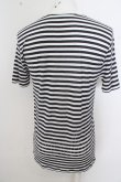 画像4: 【WINTERセール】NO ID. Tシャツ.ブライトボーダー天竺 /ホワイトｘブラック/3 O-23-04-15-034-NO-ts-YM-ZT103 (4)