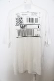 画像4: 【SALE】MAISON MIHARA YASUHIRO Tシャツ.Ｘ-ｒａｙ printed /ホワイト/46 O-23-04-17-012-KU-ts-YM-ZT102 (4)