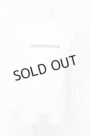画像: 【WINTERセール】NO ID. カットソー.CLOTHESOVERプリントロンT /ホワイト/2 O-23-04-30-065-NO-to-YM-ZT098