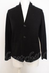 画像: 【SALE】ZARA ジャケット.ノーカラー2Bリブ /ブラック/EU S O-23-05-05-017-ZA-ja-YM-ZT146