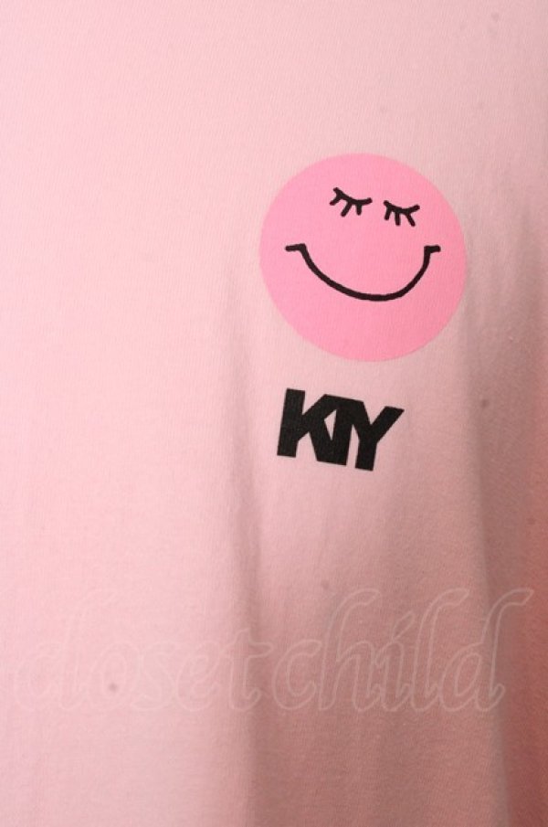 画像2: 【SALE】MARDIGRAS(SADS清春) Tシャツ.Smily KIY /ピンク/XL O-23-05-24-001-MA-ts-YM-ZT48 (2)