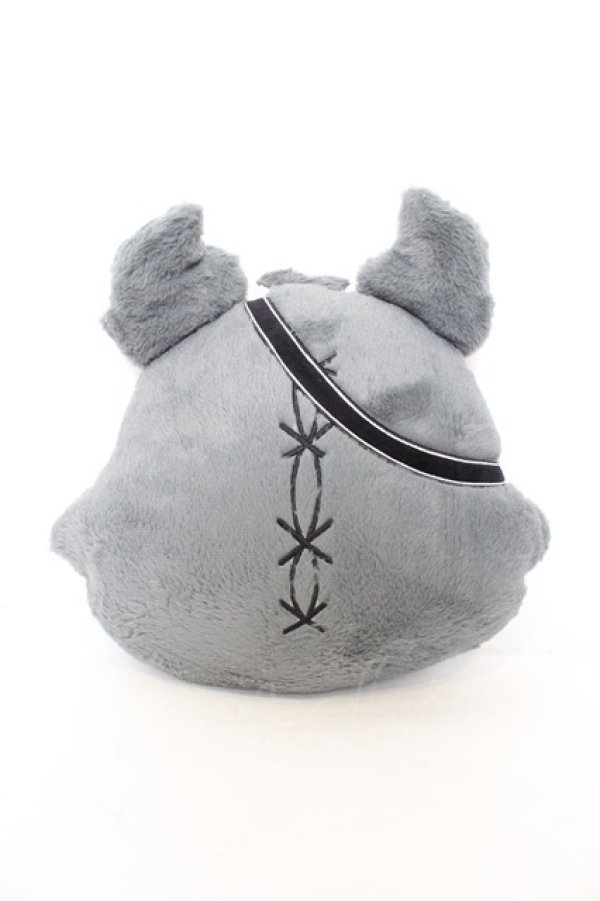 画像2: 【セール】NieR Clothing クッション.ガオマル /グレー/ O-23-06-04-042-Ni-za-YM-ZT040 (2)