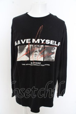 画像: 【SALE】KAVANE Clothing Tシャツ.DADAROMA 朋 "SAVE MYSELF"LONG SLEEVE(Blk) /ブラック/XL O-23-06-18-048-ka-ts-IG-ZT214