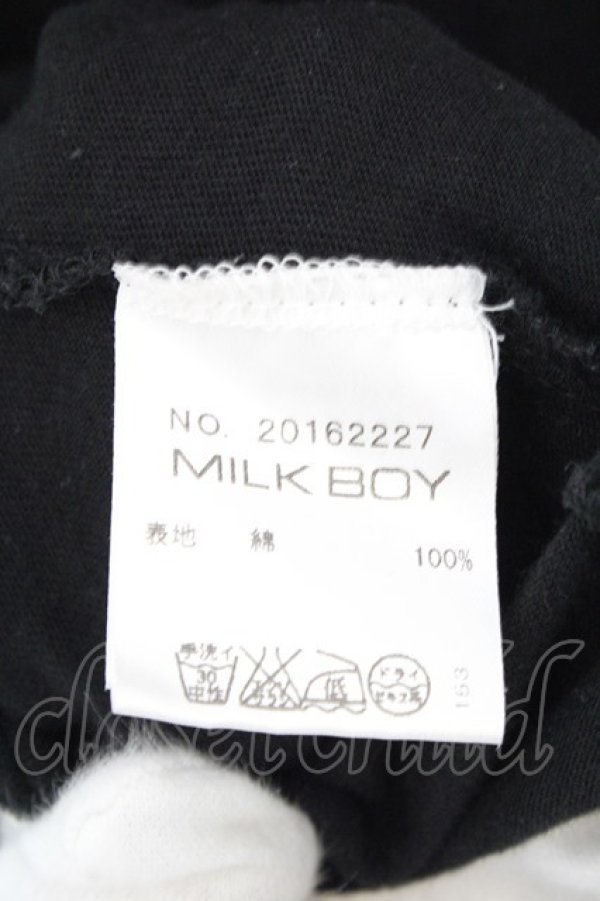 画像5: 【SALE】MILK BOY Tシャツ.NEVER HEAR BEAR TEE /ブラック/ O-23-06-24-011-MI-ts-YM-ZT375 (5)