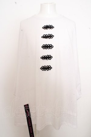 画像: 【SALE】KMK(KINGLY MASK) Tシャツ.チャイナワイト /ホワイト/F O-23-07-07-035-KM-to-HO-ZT390
