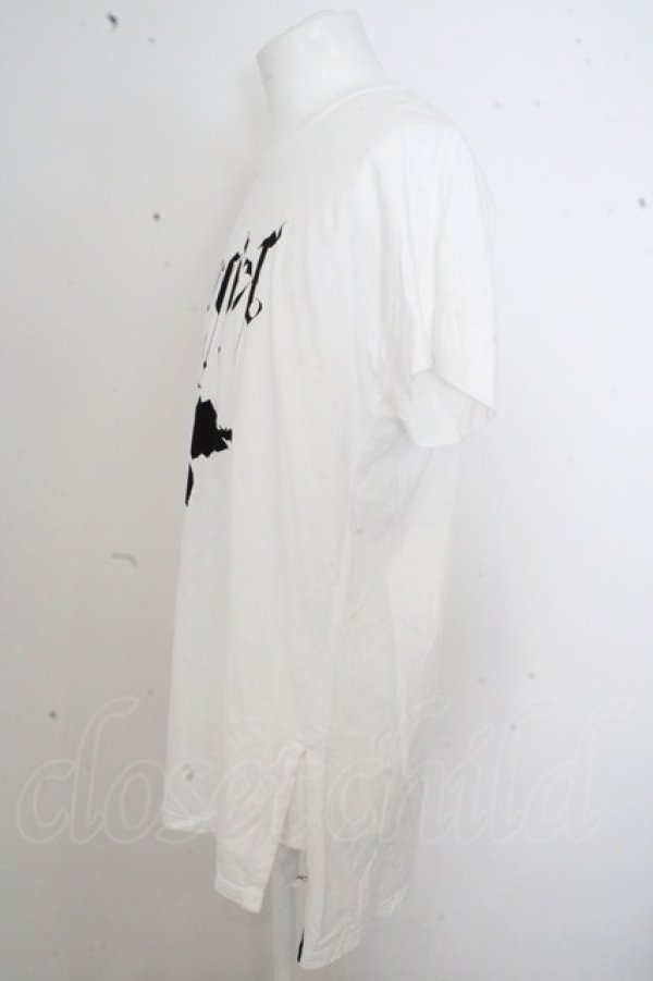画像4: 【SALE】kiryuyrik Tシャツ.DropShoulderT-Shirts Shadow Rose /ホワイト/S O-23-07-23-015-ki-ts-YM-ZT391 (4)