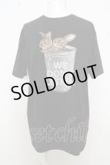 画像: 【SALE】MILK BOY Tシャツ.【タグ付き】BUNNY TRASH /ブラック/XL O-23-07-25-027-MI-ts-YM-ZT425