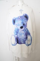 画像: 【SALE】TRAVAS TOKYO パーカー.FURRY BEARプルオーバー'20AW /ホワイト/F O-23-07-25-002-TR-to-YM-ZT426