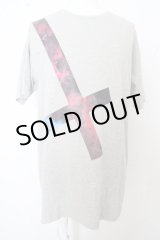 画像: 【セール】NO ID. BLACK Tシャツ.クラウドクロスプリント /グレー/ONE O-23-07-25-014-NO-ts-YM-ZT164