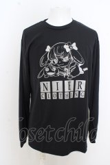 画像: 【SALE】NieR Clothing カットソー.BABYプリント /ブラック?シルバー/LL O-23-08-09-009-Ni-to-IG-ZT422