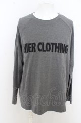 画像: 【SALE】NieR Clothing カットソー.LOGO刺繍 GRAY CUTSEW /グレー/ O-23-08-09-003-Ni-to-IG-ZT422