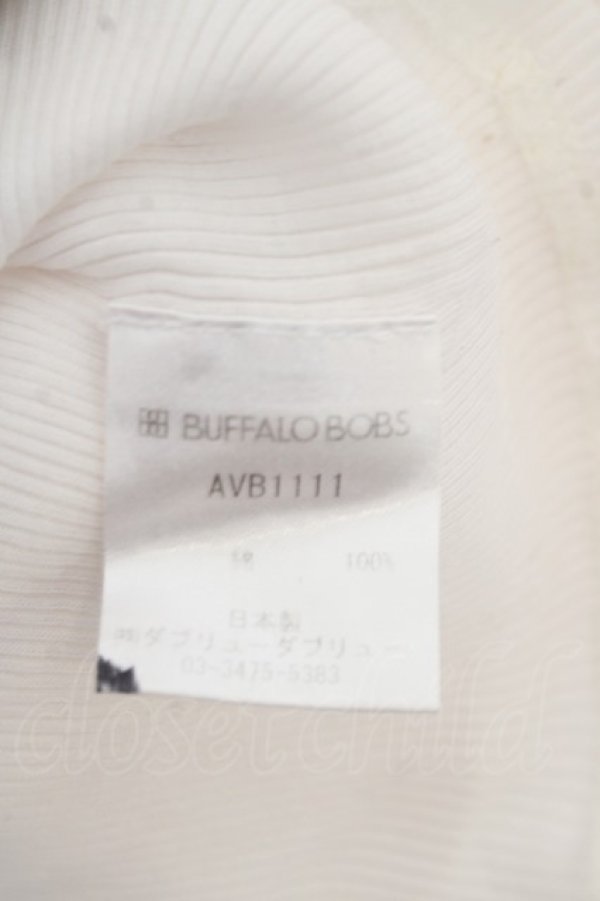 画像4: 【SALE】BUFFALO BOBS Tシャツ.ビッグバインダーテレコ /ホワイト（微かにピンク系/2 O-23-08-19-049-BU-ts-YM-ZT429 (4)