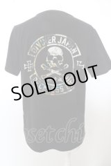 画像: DIVINER / 籠蓋髑髏 Tシャツ O-23-10-03-023-el-ts-YM-ZT327