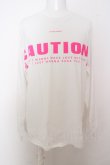 画像1: 【SALE】FR2 / 【タグ付き】”CAUTION” Longsleeveカットソー O-23-10-05-007-FR-to-YM-ZT478 (1)