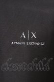 画像2: 【SALE】ARMANI EXCHANGE / Tシャツ.【タグ付き】ハーフジップロゴポロ XS ブラック O-23-10-13-006-el-ts-YM-ZT529 (2)