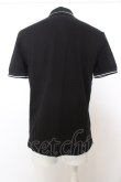 画像4: 【SALE】ARMANI EXCHANGE / Tシャツ.【タグ付き】ハーフジップロゴポロ XS ブラック O-23-10-13-006-el-ts-YM-ZT529 (4)