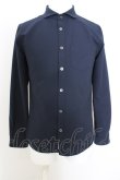 画像1: 【SALE】GOSTAR DE FUGA / シアサッカーストライプシャツ’18SS 44 ネイビー O-23-10-13-003-GO-sh-YM-ZT538 (1)