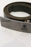 画像2: 【SALE】Roen / スカルプレートナトーベルト O-23-11-11-033-Ro-za-YM-ZT413 (2)