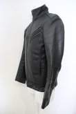 画像2: FUGA / Maestro カウレザーシングルライダースジャケット’13AW O-23-12-01-045-FU-ja-YM-ZT-ML001 (2)