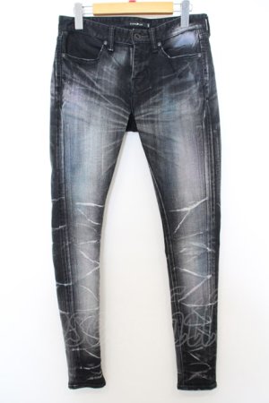 画像: CIVARIZE / Dazzlingカラー吹き付け加工スキニーデニムパンツ’20SS O-23-12-30-1019-CI-pa-YM-ZT025