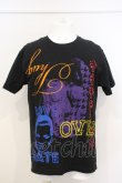 画像1: OVERDESIGN / LOVE HATEプリントBIG Tシャツ O-24-01-19-015-OV-ts-YM-ZT050 (1)