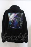 画像2: 【WINTERセール】KMK(KINGLY MASK) / ボアフリーススタンドネックブルゾン F ブラック O-24-01-31-002-KM-ou-YM-ZT380 (2)