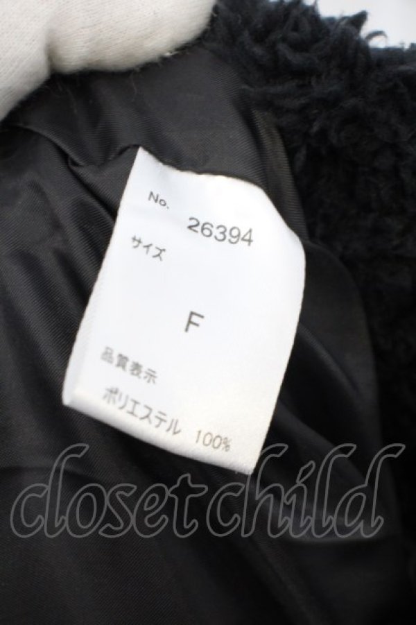 画像3: 【SALE】KMK(KINGLY MASK) / ボアフリーススタンドネックブルゾン F ブラック O-24-01-31-002-KM-ou-YM-ZT380 (3)