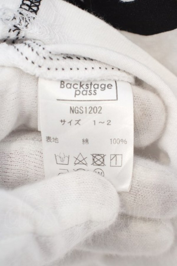 画像3: 【WINTERセール】BACKSTAGE PASS / ZPAGETTI-LOGO(ズパゲッティ--ロゴ)ビッグシルエット プリント T 1-2 ブラック×ホワイト O-24-02-23-128-BA-to-IG-ZT240 (3)