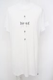 画像1: kiryuyrik / Logo Print Dolman Tee M ホワイト O-24-02-25-031-ki-to-YM-ZT183 (1)