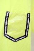 画像2: 【セール】NO ID. BLACK / ビニールポケットC-N-T 半袖Tシャツ 1 ネオンイエロー O-24-02-25-037-NO-ts-YM-ZT184 (2)